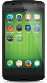 Firefox OS телефон со иконки